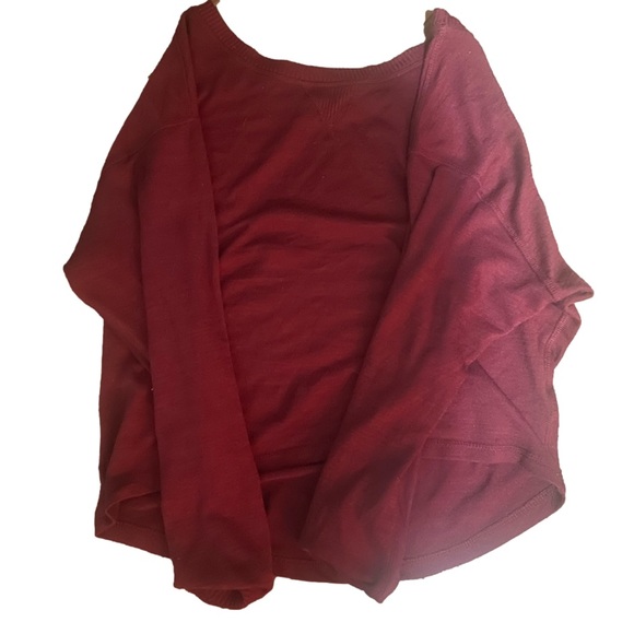 Ardene red loose sweater, size xs - Picture 1 of 3